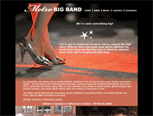 Tablet Screenshot of metrobigband.com